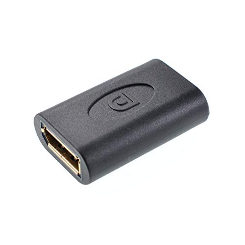 Adaptador DisplayPort Hembra a Hembra para Extensión y Video miniatura 2