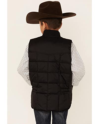 Roper Boys' Rangewear Quilted Down Vest Black X-Small4