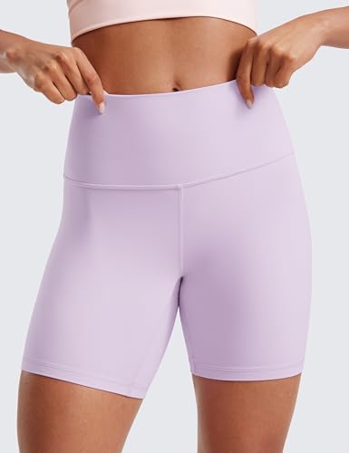 Image of CRZ YOGA Butterluxe Biker Shorts 6 inch | Extremely Soft, Gentle Compression, Yoga, High Waisted, for Women