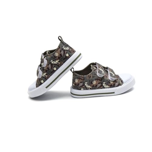 IWIHMIV Kids Sneakers Toddler Girls Tennis Shoes Lightweight Athletic Shoes Comfy Walking Children's High Top Canvas Shoes4