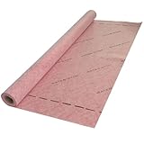 GURU USA Water-Stop Shower Waterproofing Membrane Roll, Bathroom Water Blocker, Waterproof Tape for Wall, Tile, Flooring, Crack Isolation, & More, 1 x 10 m (108 ft²) Roll