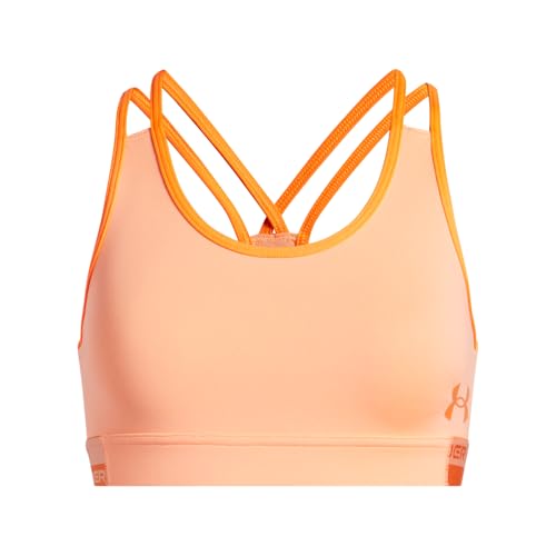 Under Armour Girls HeatGear Mid Impact Sports Bra
