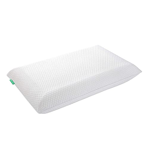 UTTU Sandwich-Kissen [Queen-Size], 50,8 x 76,2 cm, verstellbares Memory-Foam-Kissen, Bambus-Kissen, Schlafkissen, Seitenschläferkissen, Nackenschulterschmerzen, hypoallergenes Kühlkissen Cover