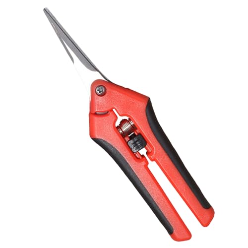 Forbici Da Giardinaggio - Taglierina Fiori In Acciaio Inossidabile, Strumento Di Potatura Ergonomico | Dispositivo Taglio Precisione, Pickup Frutta Multiuso, Taglio Leggero Piccola Lama Manico Per