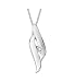 Produktbild Tuscany Silver Rolokette Mit Anhänger Rhodiniert Sterling Silber Überlappend 0.005ct Diamant 46cm/18'