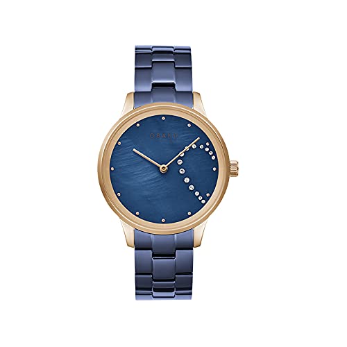 Obaku SIVE Lille Bahama Analog Blue Dial Womens Watch-V247LHVLSL (B09HG99MMS) Amazon Price History, Amazon Price Tracker