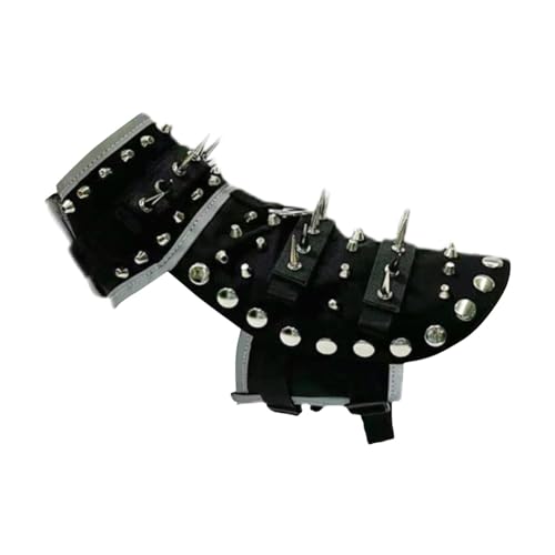 Chaleco con picos para perros, chaleco con puntas de perro, impermeable materna para animales con puntas, abrigo para perros anti-coquita, chaqueta de perro al aire libre reflectante re