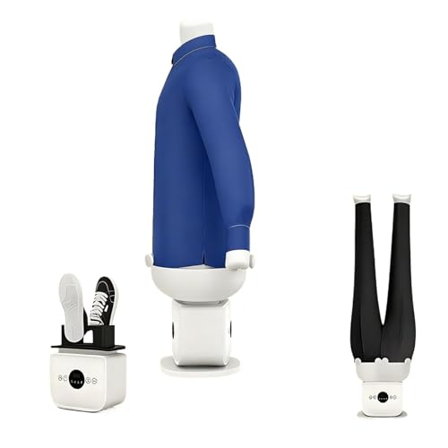 Ferro da stiro automatico for camicie con manichino da stiro Stiratura automatica a 360° for camicie pantaloni capi delicati(Set-1)