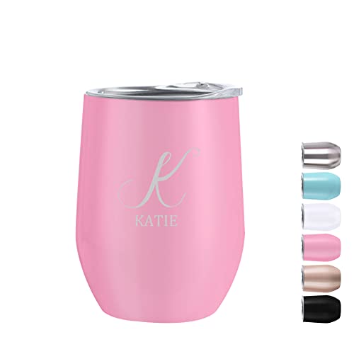 MissChic Thermobecher Personalisiert,Kaffeebecher to go Personalisiert,340ml-850ml Kaffeebecher mit Namen,Personalisiertes Geschenk für Frauen,Damen,Herren,Freundin,Mutter,Schwester,Baby Cover
