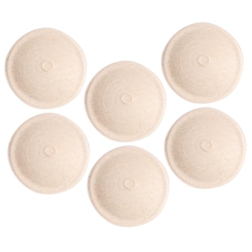SUPVOX Nursing Pads Reusable 6pcs Breast Pads for Breastfeeding Washable Leakproof Comfortable Made of Cotton Sponge