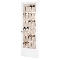Whitmor 6082-13 Natürliche Leinen Soft-Lagerung Over-the-Tür-Schuh-Organisator