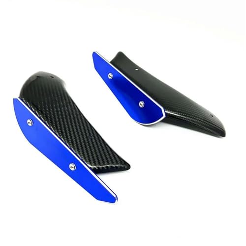 Ailes d'appui latérales carbone bleu pour aileron moto BMW S1000RR