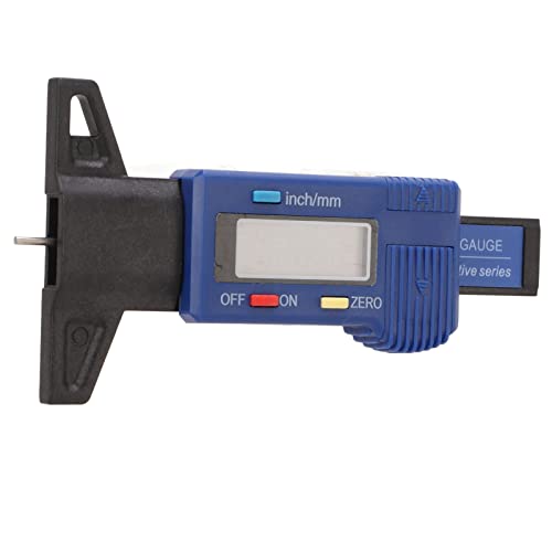Miniatura 9 de Keenso Kit digital de medidor de neumáticos con código de color, herramienta de medición de profundidad portátil de mano para automóvil, camión,