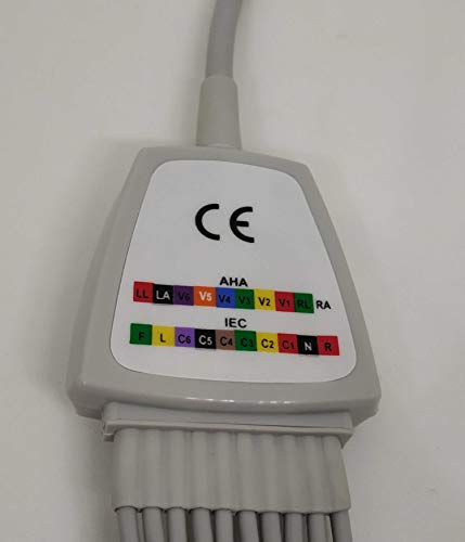 Biometric cables 10 Lead ECG Cable Compatible for BPL108R BPL6108 BPL6108T BPL6108R BPL6208 8108R