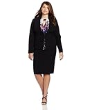Kenneth Cole New York Women's Plus-Size Blazer, Black, 3