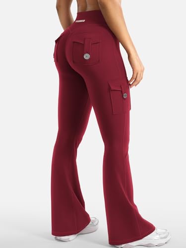 YEOREO CoreFlex Leggings im Flare-Stil - Detailansicht von YEOREO CoreFlex Flare Leggings Deal – Dealfoxx.de
