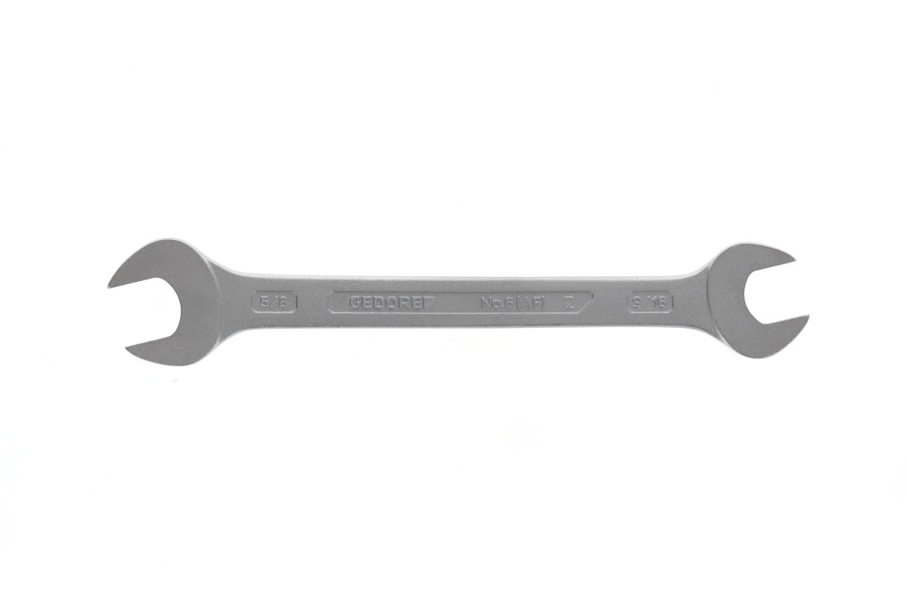Clé à Fourche Double GEDORE 9/16 + 5/8 Pouces - Longueur 190 Mm - Fabriquée En Allemagne