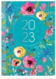 PaulStore 2023 Diary Pocket Week to View Fashion Soft Padded hardback Vintage Diary (Lets Enjoy Today)