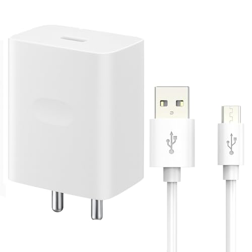 Image of 30W Fast Charger Adapter + Micro USB Cable | Compatible with Oppo A37, A71, A83, A3s, A5s, F1s, F3, F5, F7 | VOOC Charging Supported | Adapter + Cable Combo for Oppo Phones