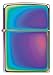 Zippo Classic Multi Color Pocket Lighter, No Logo