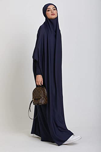 RLLJS Women Muslim Dress Ramadan One Piece Prayer Garment Hijab Hooded Abaya Dubai Full Cover Islam Robe African Turkey Caftan