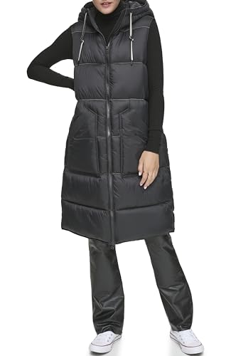 Andrew Marc Women's Kerr Long Quilted Puffer Vest