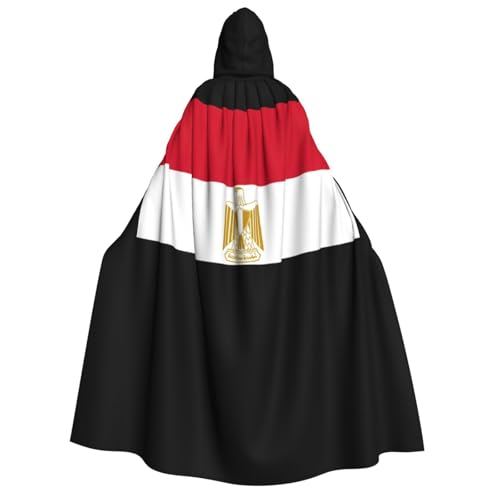 Cape égyptienne à capuche pour adulte idéale pour soirée Halloween et cosplay