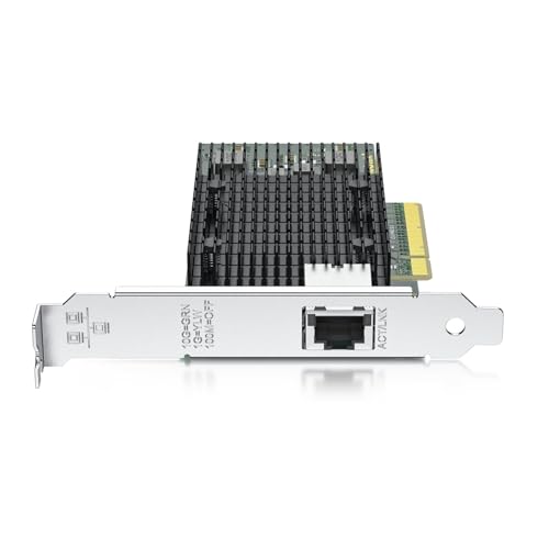 Tarjeta de Red 10Gb Intel X540-T1 Ethernet PCI-E NIC, Puerto RJ45 Único, Controlador Intel X540-BT1, Compatible con Windows Server, Linux y VMware miniatura 2