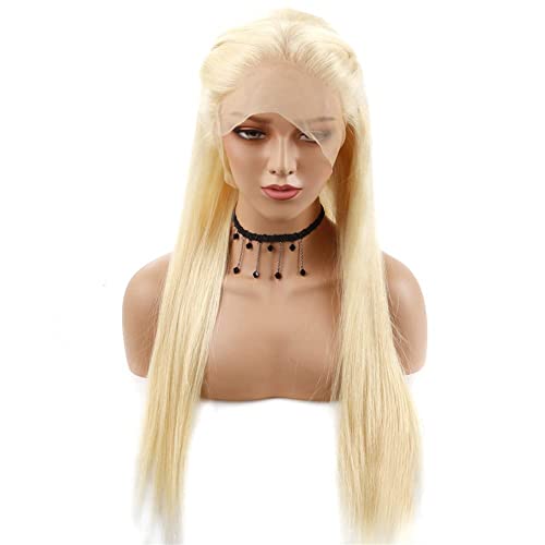Tuneful 28 Inch 613 Lace Front Wig Human Hair Transparent Lace 220% Density Straight 613 HD Lace Frontal Wig Human Hair 13x4 Blonde Lace Front Wigs Human Hair Pre Plucked with Baby Hair - Image 3