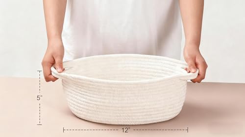 Image of CREVENT Storage Basket for Baby Stuffs, Gift Baskets for Birthday Baby Shower , including a Gift bag with Ribbon