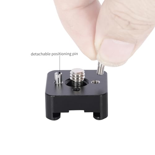 Adaptateur de griffe amovible pour stabiliser microphone sur cage - 2