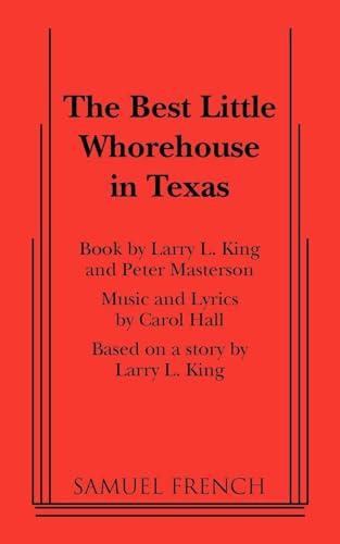 The Best Little Whorehouse in Texas (French's Musical Library) Cover