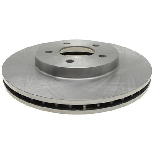 ACDelco Silver Front Brake Rotor 18A1707A | GM 19261799 Brake Rotors for Select Ford Escape, Mazda...