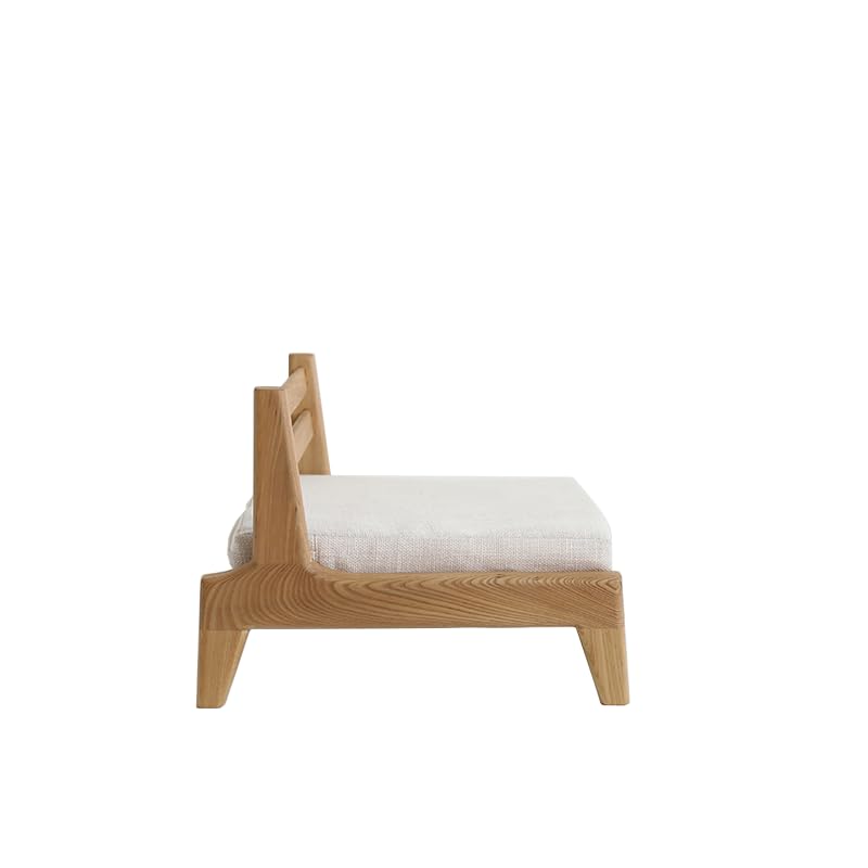 Chaise de Méditation au Balcon - Siège de Sol en Bois pour Salon