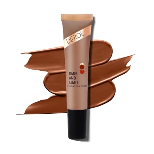 Mezclador de Base de Maquillaje, Ajustador de Tono de Base de Maquillaje, Suave y Ligero, Fácil de Difuminar, Gotas Ajustadoras de Base de Maquillaje Líquido para Base de Maquillaje Ligera(02 Caramel)