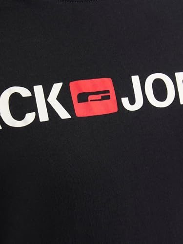 Jack & Jones Jjecorp Logo Tee Ss Crew Neck Noos Pls Camiseta, Black, 3XL Grande