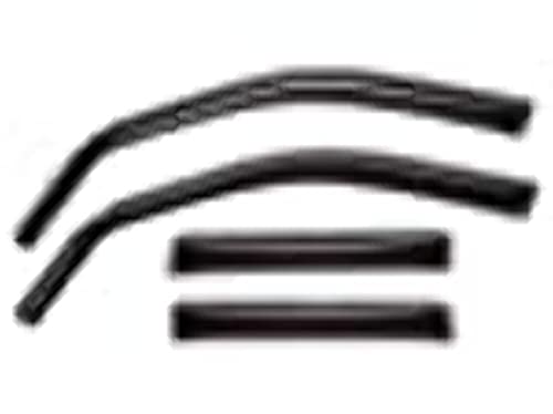 WeatherTech Custom Fit Side Window Deflectors for Toyota Tacoma - (82389), Front & Rear Set - Dark Tint