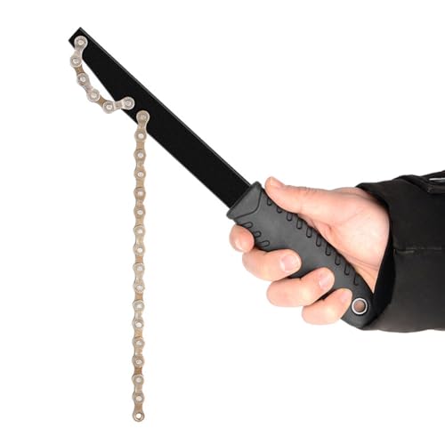 Kissybride Upgraded Bike Cassette Removal Tool, Bicycle Chain Whip Tool for Freewheel Removal and Repair