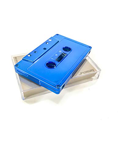 Fydelity Blank Cassette Mixed Tape C-60 Audio 60-Min 10 Pack: Blue Steel Chrome