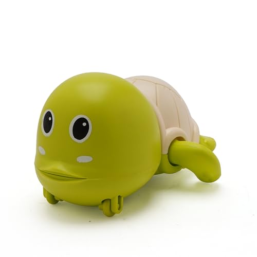 Image of Swimming Turtle Bath Toy for Kids | Floating Water Toy with Moving Action | Colorful Turtle Toy for Bath Time, Pool Play & Water Fun for Toddlers Green Colour