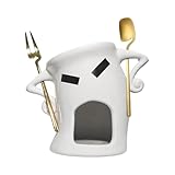 Süßer Fondue-Becher | Keramiktasse zum Schmelzen von Käse Mit Kerzenwärmer - Schokoladenfondue mit Kerzenheizung und Gabel und Löffel,für Geburtstage Hochzeitsfeiern Date Night Familientreffen