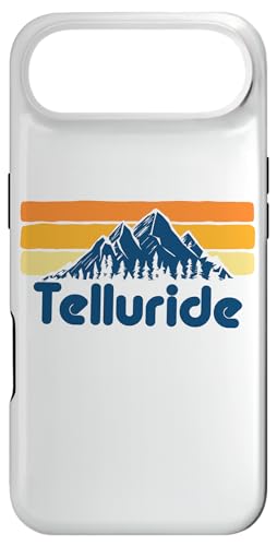 Telluride Colorado Retro Vintage Mountains 80s Vibe X}zP[X iPhone Air p