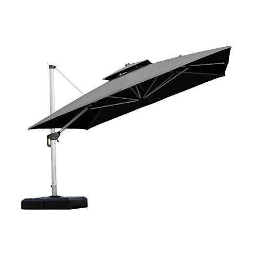 Best umbrella supply la quinta PURPLE LEAF 11ft Offset Patio Umbrella
