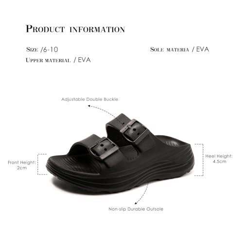 Image of FUNKYMONKEY Plantar Fasciitis Recovery Sandals for Women with Arch Support