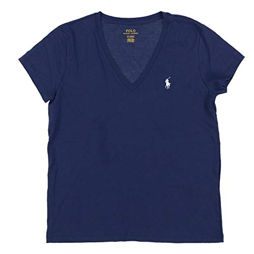 Polo Ralph Lauren Womens Short Sleeve T-Shirt, Navy, M