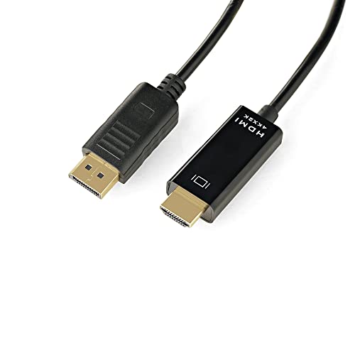 Cavo DisplayPort a HDMI 4K, adattatore maschio - maschio, nero, 1,8 m
