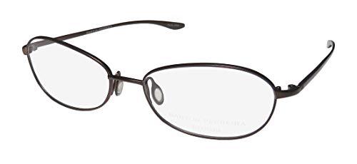Barton Perreira Hazel Womens/Ladies Oval Full-rim Titanium Very Slim Eyeglasses/Eyeglass Frame (53-16-135, Java)