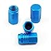 4/8Pcs Aluminum Alloy Car Wheel Tire Valve Caps Tyre Rim Stem Covers Airdust Waterproof Compatible WithAutomobiles Motorcycles Trucks Bikes(Golden-4Pcs)