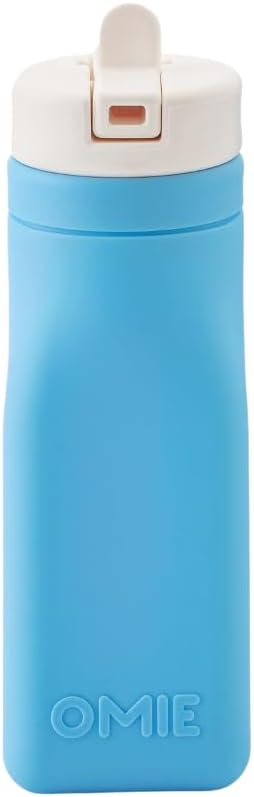 OmieBox Reusable Silicone Water Bottle