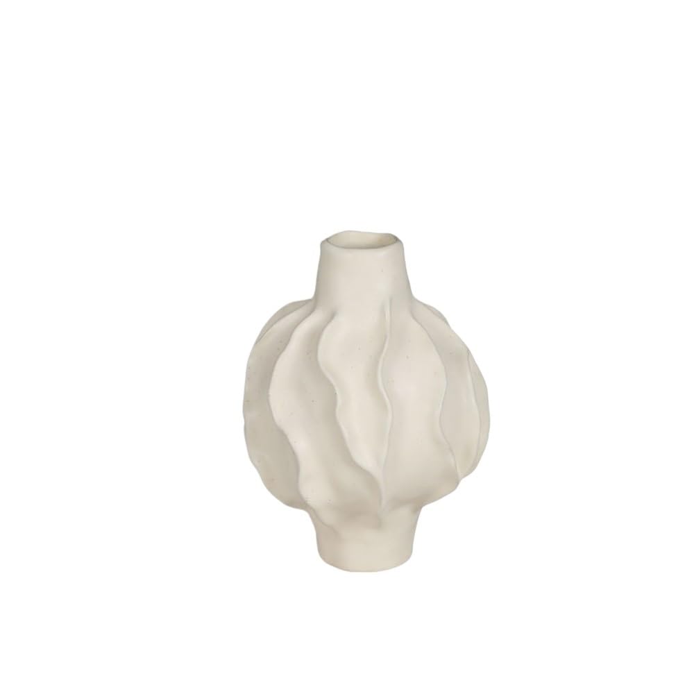 flower vase White Ceramic Vase Flower Arrangement Living Room Decorations